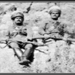 Zeynal Bey (Ardashes Mouradian, left) with Ibrahim Haske Telli, commander of the Kurdish forces in Ararat